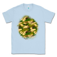 Dusty Blue camouflage patch Classic Tee - BundleAndBundleShop