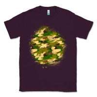 Plum camouflage patch Classic Tee - BundleAndBundleShop