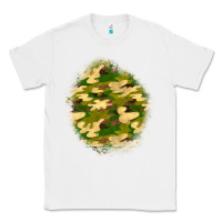 White camouflage patch Classic Tee - BundleAndBundleShop