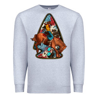Heather Grey arrowhead rodeo Premium Sweatshirt - JahusDesignShop