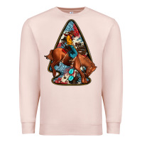 Pale Pink arrowhead rodeo Premium Sweatshirt - JahusDesignShop