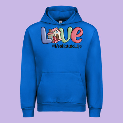 Love Real Estate Life Urban Hoodie Designed By Maliassmallbusiness