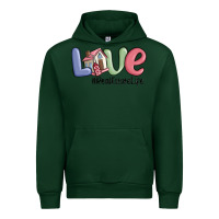 Forest Green love real estate life Urban Hoodie - MaliasSmallBusiness