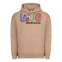 Pigment Burro love real estate life Urban Hoodie - MaliasSmallBusiness