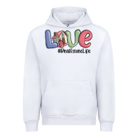 White love real estate life Urban Hoodie - MaliasSmallBusiness