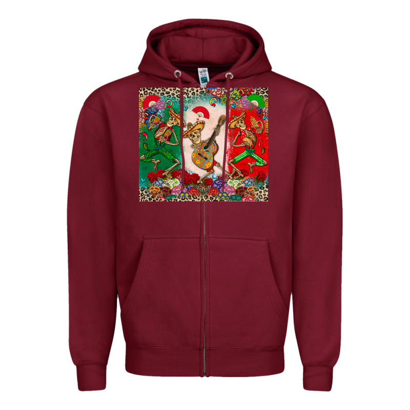 Mexican Skeletons Zipper Hoodie by CTS Tumbler Store | Teevron