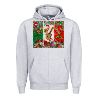 Heather Grey mexican skeletons Zipper Hoodie - CTS Tumbler Store