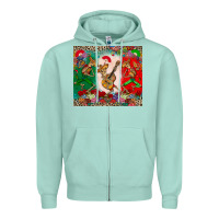 Seafoam mexican skeletons Zipper Hoodie - CTS Tumbler Store