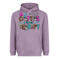 Lavender crafting is my therapy Heavyweight Hoodie - AdoDesignShop
