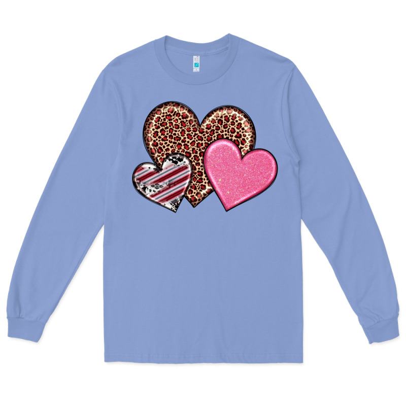 Valentine's Day Hearts Long Sleeve Tee by RanaPortraitStore | Teevron