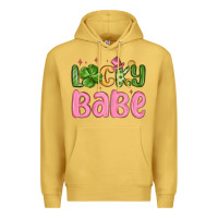 Antique Gold lucky babe st patrick s day Premium Hoodie - MaliasSmallBusiness