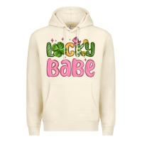 Sandshell lucky babe st patrick s day Premium Hoodie - MaliasSmallBusiness