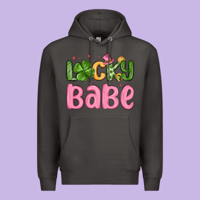 Lucky Babe St Patrick S Day Premium Hoodie Designed By Maliassmallbusiness
