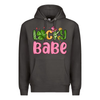 Smoke lucky babe st patrick s day Premium Hoodie - MaliasSmallBusiness