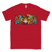 Red mom with bull skull Classic Tee - texasbilliewilder