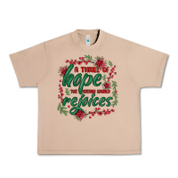 Burro a thrill of hope the weary world rejoices Urban Heavy Tee - MaliasSmallBusiness