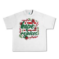 Lunar Rock a thrill of hope the weary world rejoices Urban Heavy Tee - MaliasSmallBusiness