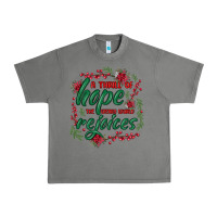 Tornado a thrill of hope the weary world rejoices Urban Heavy Tee - MaliasSmallBusiness
