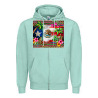 Seafoam mexico and puerto rico Zipper Hoodie - CTS Tumbler Store