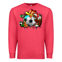 Cardinal joy with soccer element and Christmas Premium Sweatshirt - AdoDesignShop