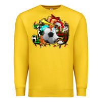 Lemon joy with soccer element and Christmas Premium Sweatshirt - AdoDesignShop