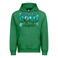 Emerald baby its cold outside Urban Hoodie - NancyCooperArtShop