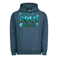 Pigment Midnight Navy baby its cold outside Urban Hoodie - NancyCooperArtShop