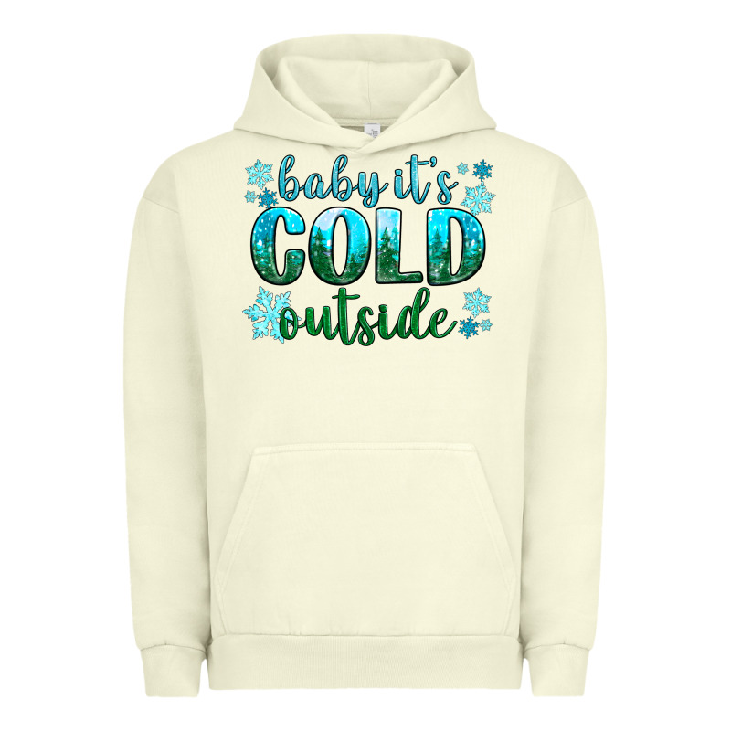 Baby Its Cold Outside Urban Hoodie by NancyCooperArtShop | Teevron