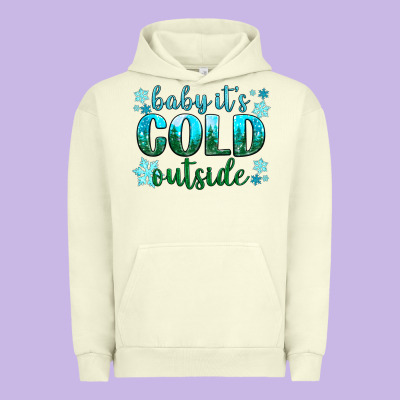 Baby Its Cold Outside Urban Hoodie Designed By Nancycooperartshop