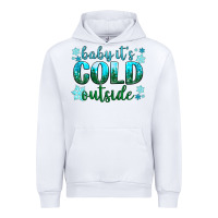 White baby its cold outside Urban Hoodie - NancyCooperArtShop