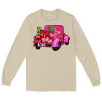 Mushroom valentine's day heart cactus truck Long Sleeve Tee - RanaPortraitStore