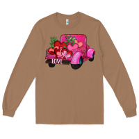 Toasted Coconut valentine's day heart cactus truck Long Sleeve Tee - RanaPortraitStore