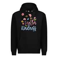 Black scatter kindness Premium Hoodie - MaliasSmallBusiness