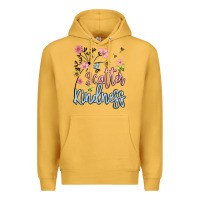 Mustard scatter kindness Premium Hoodie - MaliasSmallBusiness