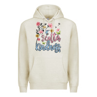 Oatmeal Heather scatter kindness Premium Hoodie - MaliasSmallBusiness