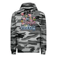 Slate Camo scatter kindness Premium Hoodie - MaliasSmallBusiness
