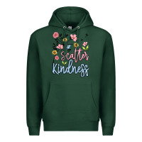 Sports Green scatter kindness Premium Hoodie - MaliasSmallBusiness