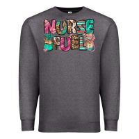 Charcoal Heather nurse fuel coffee cups Premium Sweatshirt - Jasminsmagicworld