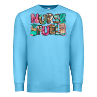 Ocean Blue nurse fuel coffee cups Premium Sweatshirt - Jasminsmagicworld