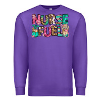 Purple nurse fuel coffee cups Premium Sweatshirt - Jasminsmagicworld