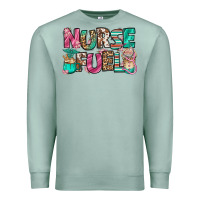 Seafoam nurse fuel coffee cups Premium Sweatshirt - Jasminsmagicworld