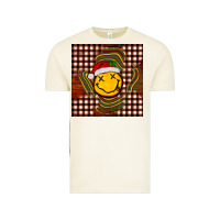 Vintage Arctic Christmas smiley face Vintage Tee - BarkalooDesign