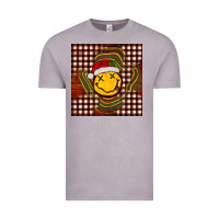 Vintage Zinc Christmas smiley face Vintage Tee - BarkalooDesign