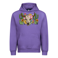 Tulip bull skull with cactus Urban Hoodie - MaliasSmallBusiness