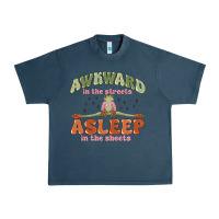Midnight Navy awkward in the streets asleep in the sheets Urban Heavy Tee - MaliasSmallBusiness