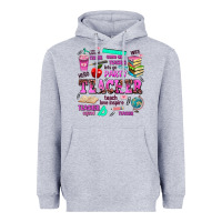 Heather Grey come on teacher lets go party Heavyweight Hoodie - AdoDesignShop