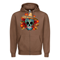 Chestnut mexico skull Zipper Hoodie - CTS Tumbler Store
