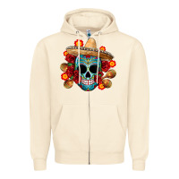 Sandshell mexico skull Zipper Hoodie - CTS Tumbler Store