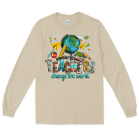 Mushroom teachers change the world Long Sleeve Tee - texasbilliewilder