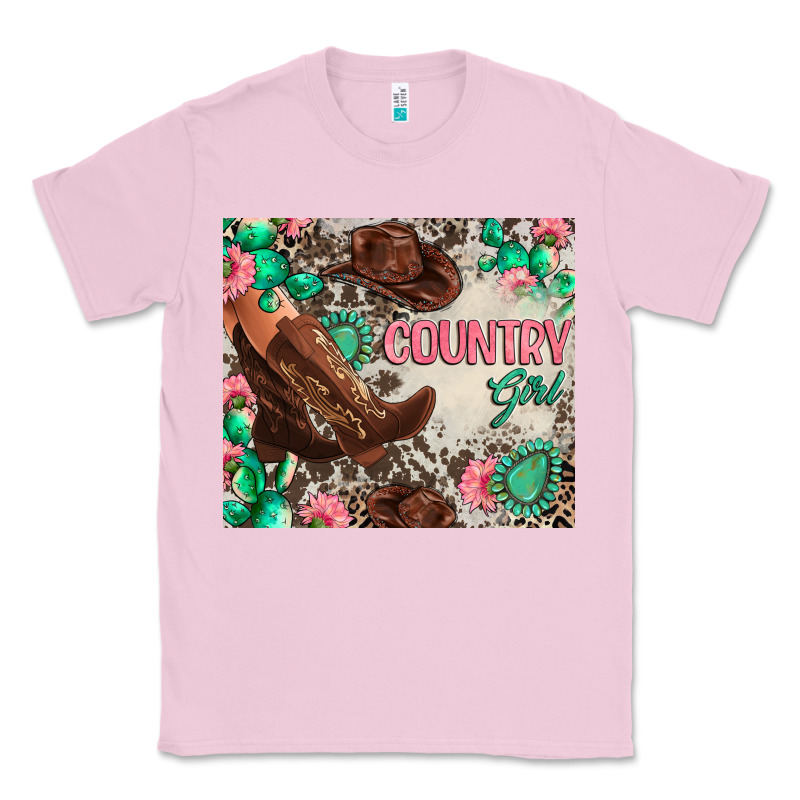 Country Girl Classic Tee by Zillion Design Studio | Teevron